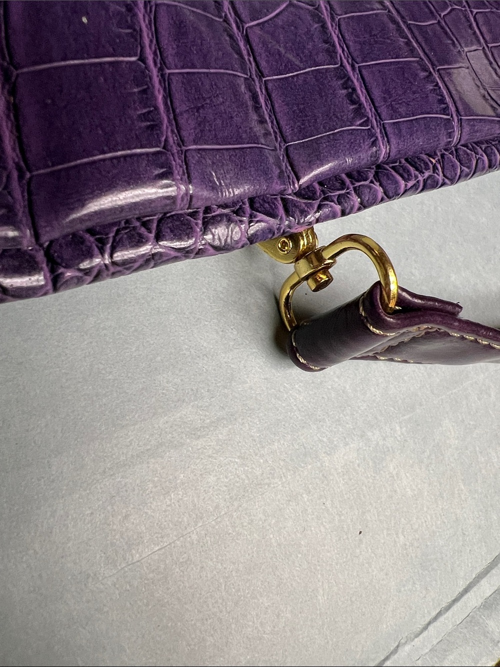 Chinese Laundry Purse/Tote purple - Picture 4 of 9